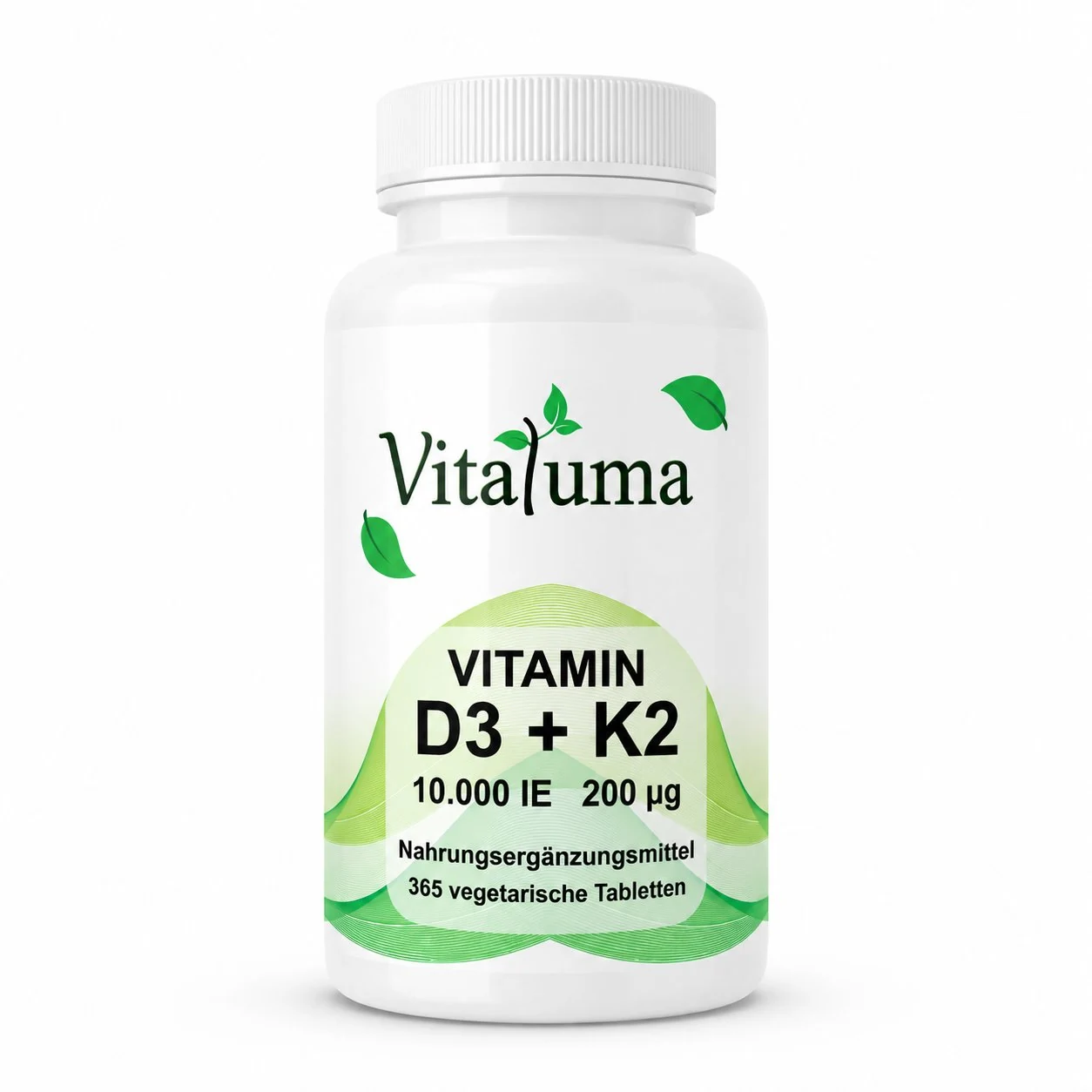 Vitaluma® Vitamin D3 10.000 IE + K2 200 µg Tablettendose